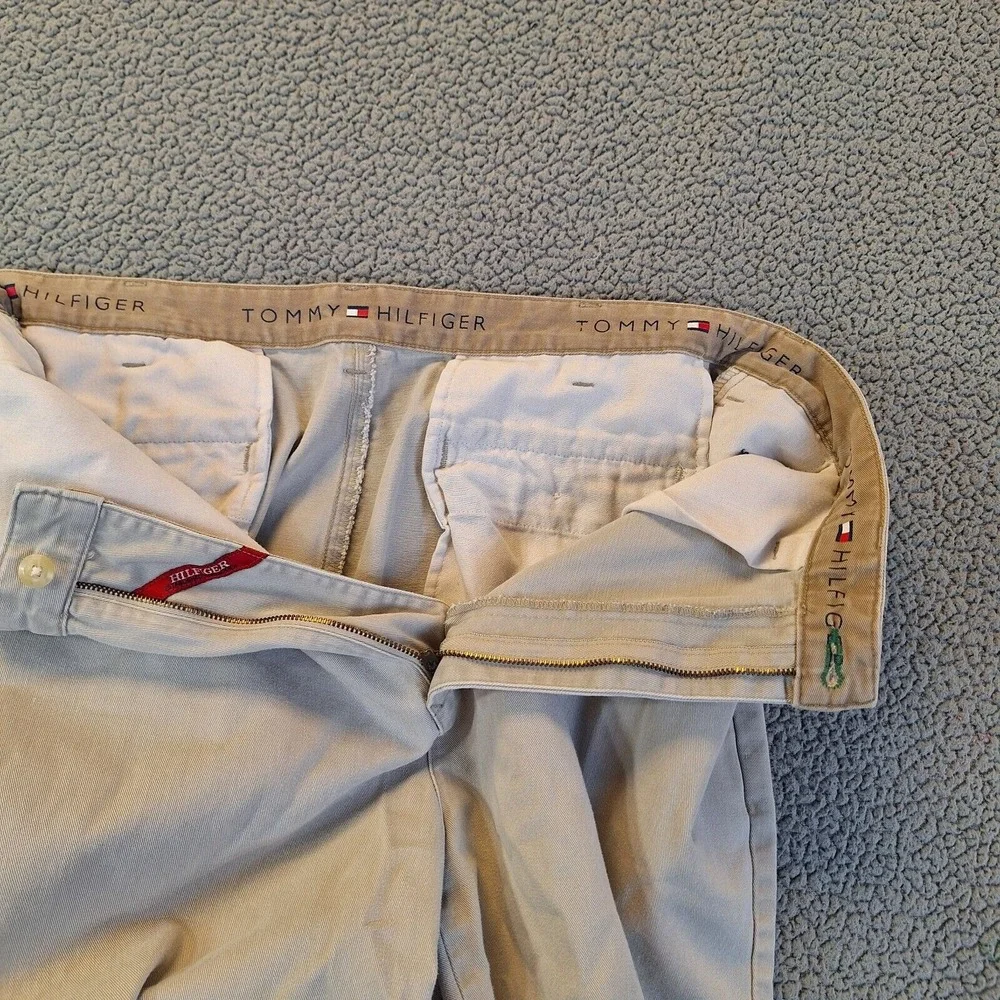 Tommy Hilfiger Pants 36x30 Beige 100%‎ Cotton